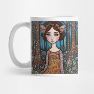 Emily Blunt as a fairy in the woods Mug